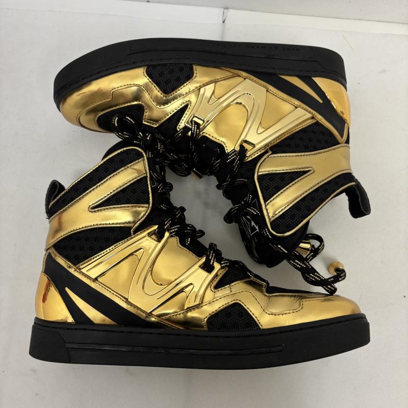 マークバイマークジェイコブス MARC by MARC JACOBS スニーカー スニーカー ハイカットスニーカー ブラック ゴールド M9000426 US：8 レディース USED 古着 中古 50160142