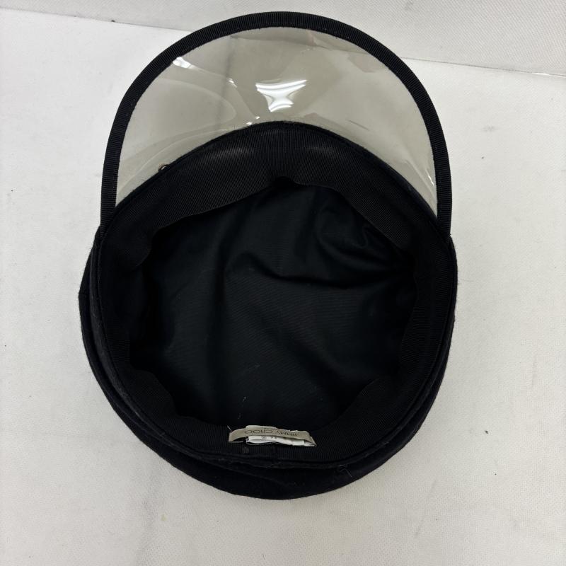 ジミーチュウ JIMMY CHOO 帽子 ハット キャスケット バレー帽 ハット ブラック 黒 / ブラック / black レディース USED 古着 中古 50160146