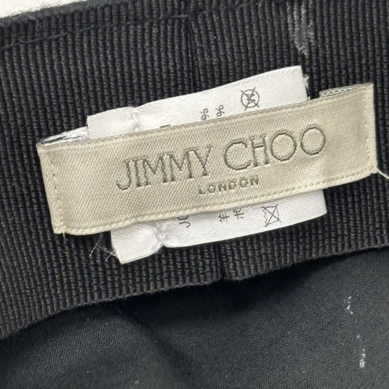 ジミーチュウ JIMMY CHOO 帽子 ハット キャスケット バレー帽 ハット ブラック 黒 / ブラック / black レディース USED 古着 中古 50160146