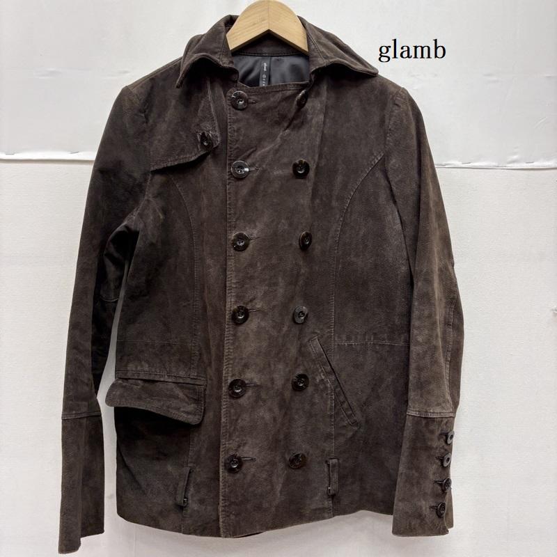 グラム glamb ジャケット、上着 レザージャケット レザー スエード 豚革 コート GB09AT/JKT06 1 茶 / ブラウン / brown メンズ USED 古着 中古 50160152