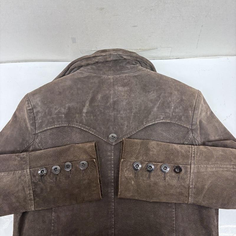 グラム glamb ジャケット、上着 レザージャケット レザー スエード 豚革 コート GB09AT/JKT06 1 茶 / ブラウン / brown メンズ USED 古着 中古 50160152
