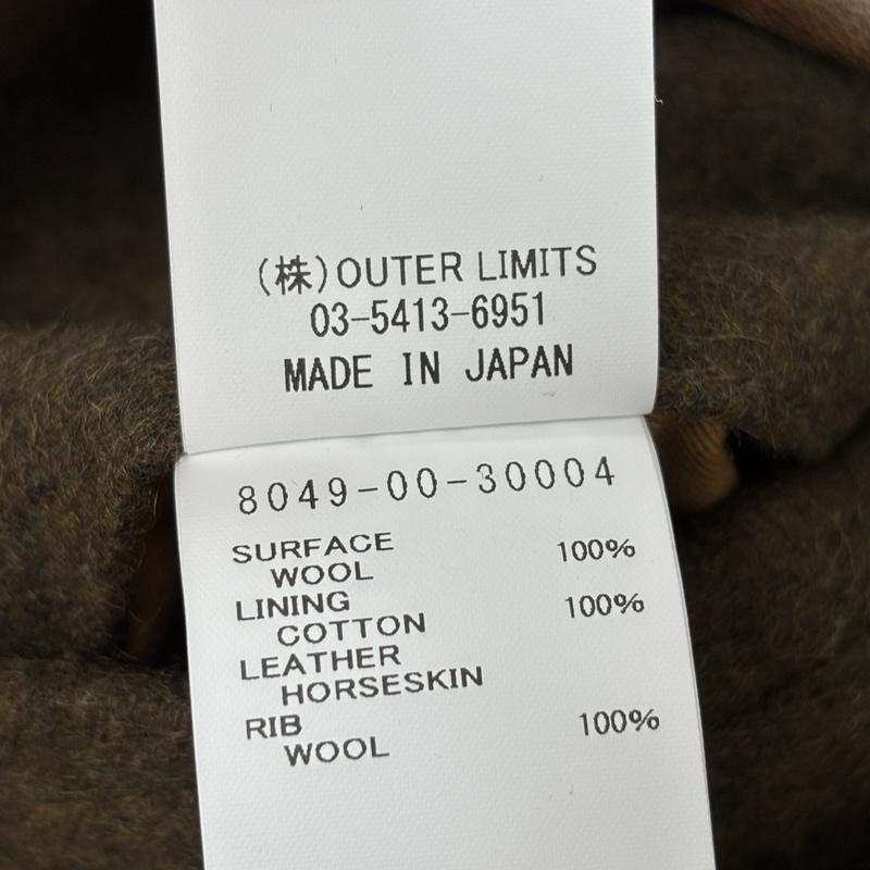 ナイジェルケーボン Nigel Cabourn ジャケット、上着 ジャンパー、ブルゾン ウール ホースハイドレザー コンビ タンカース ミリタリー ジャケット 8049-00-30004 50 メンズ USED 古着 中古 50160158