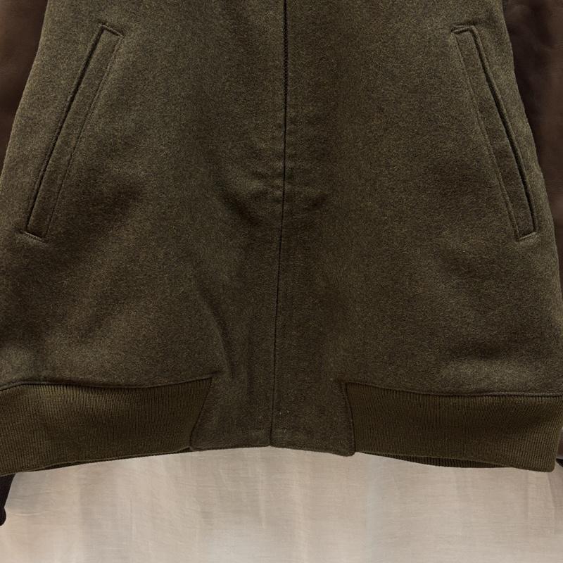 ナイジェルケーボン Nigel Cabourn ジャケット、上着 ジャンパー、ブルゾン ウール ホースハイドレザー コンビ タンカース ミリタリー ジャケット 8049-00-30004 50 メンズ USED 古着 中古 50160158