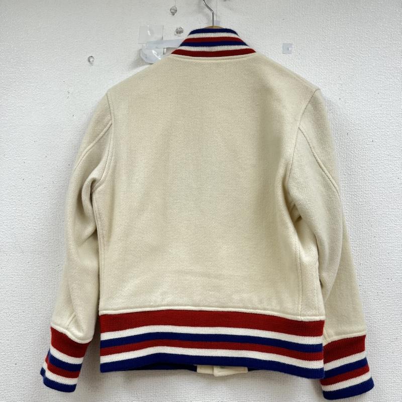 ザスタイリストジャパン The Stylist Japan ジャケット、上着 ジャケット、ブレザー スタジアム ジャケット アワードジャケット 裏地 刺繍 XS ロゴ、文字 オフホワイト / オフホワイト / メンズ USED 古着 中古 50160160