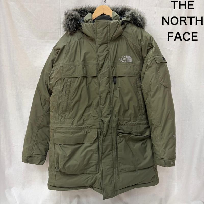 ザノースフェイス THE NORTH FACE ジャケット、上着 ダウンジャケット ND01556 マクマードダウンコート khaki M HyVent M ロゴ、文字 オリーブグリーン / オリーブグリーン / メンズ USED 古着 中古 50160168