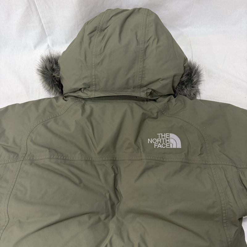 ザノースフェイス THE NORTH FACE ジャケット、上着 ダウンジャケット ND01556 マクマードダウンコート khaki M HyVent M ロゴ、文字 オリーブグリーン / オリーブグリーン / メンズ USED 古着 中古 50160168