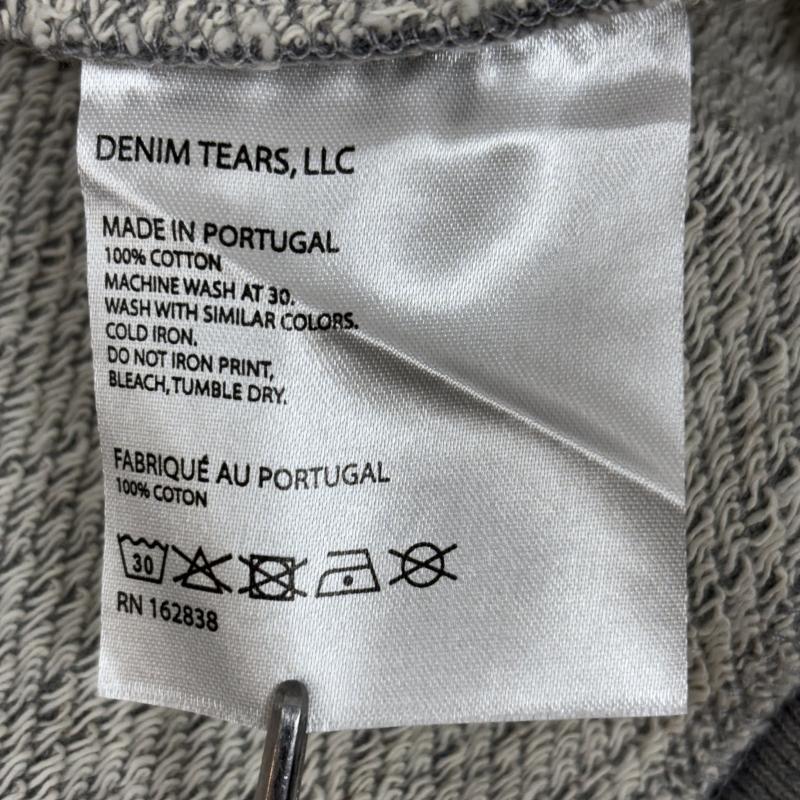 デニムティアーズ DENIM TEARS パーカー 長袖 Cotton Wreath Hoodie フラワー プリント スウェット プルオーバー パーカー XL 灰 / グレー / gray メンズ USED 古着 中古 50160171