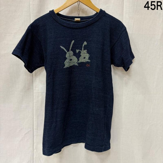 フォーティーファイブアールピーエム 45RPM Tシャツ 半袖 藍染Tシャツ うさぎ インディゴ染め blue SIZE:1 S インディゴ / インディゴ / Indigo レディース USED 古着 中古 50160179