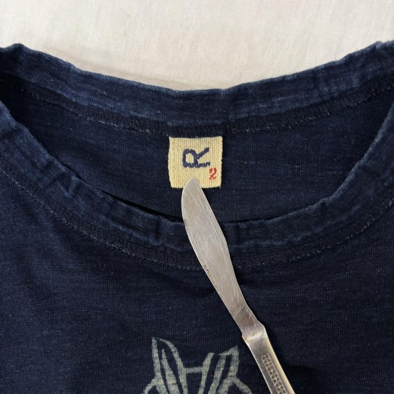 フォーティーファイブアールピーエム 45RPM Tシャツ 半袖 藍染Tシャツ うさぎ インディゴ染め blue SIZE:2 2 インディゴ / インディゴ / Indigo レディース USED 古着 中古 50160184