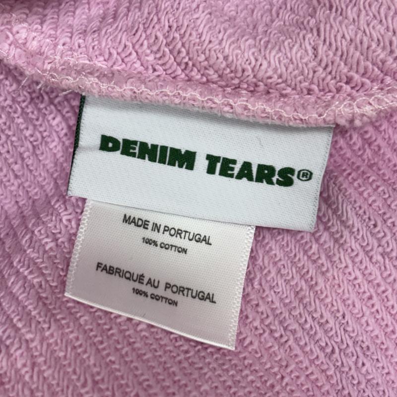 デニムティアーズ DENIM TEARS パーカー 長袖 Cotton Wreath Hoodie フラワー プリント スウェット プルオーバー パーカ XL 桃 / ピンク / pink メンズ USED 古着 中古 50160185
