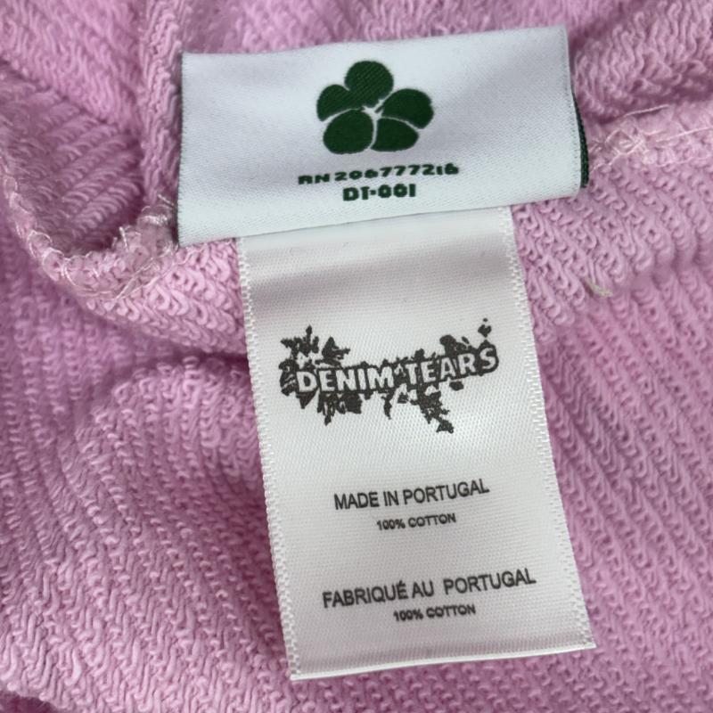 デニムティアーズ DENIM TEARS パーカー 長袖 Cotton Wreath Hoodie フラワー プリント スウェット プルオーバー パーカ XL 桃 / ピンク / pink メンズ USED 古着 中古 50160185