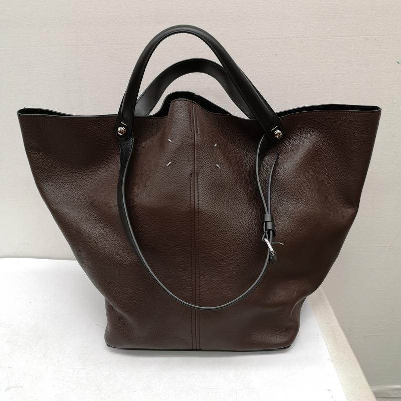 メゾン マルジェラ Maison Margiela トートバッグ トートバッグ 25ss Dress-age ドレサージュ ラージ 2way レザー バッグ - 茶 / ブラウン / brown メンズ USED 古着 中古 50160189