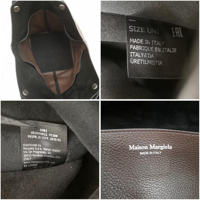 メゾン マルジェラ Maison Margiela トートバッグ トートバッグ 25ss Dress-age ドレサージュ ラージ 2way レザー バッグ - 茶 / ブラウン / brown メンズ USED 古着 中古 50160189