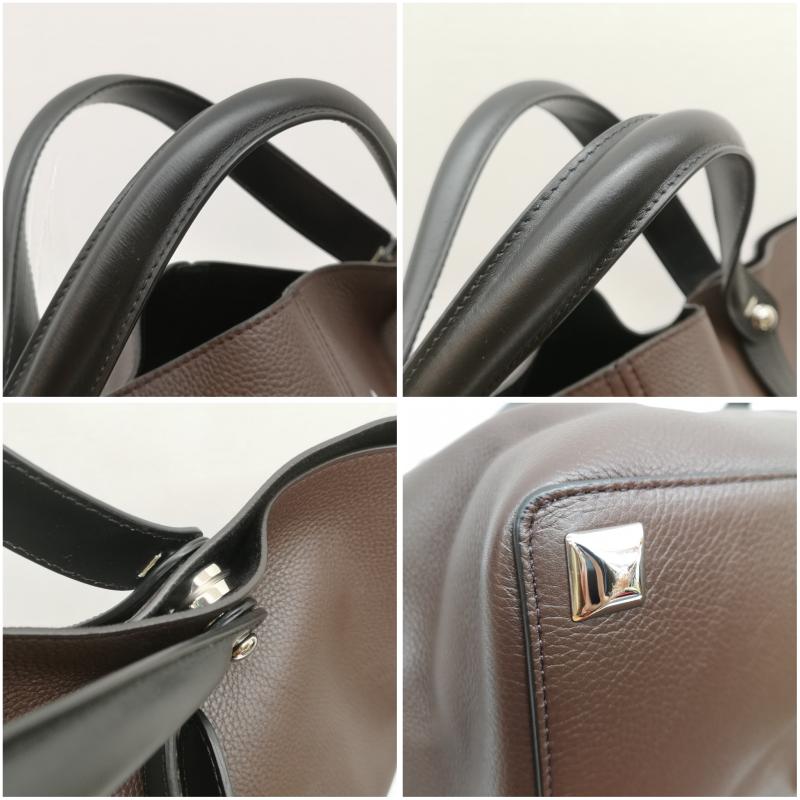 メゾン マルジェラ Maison Margiela トートバッグ トートバッグ 25ss Dress-age ドレサージュ ラージ 2way レザー バッグ - 茶 / ブラウン / brown メンズ USED 古着 中古 50160189