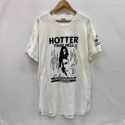 ヒステリックグラマー HYSTERIC GLAMOUR Tシャツ 半袖 ガールプリント Tシャツ ワンピース 01202CO01 FREE 白 / ホワイト / white レディース USED 古着 中古 50160197