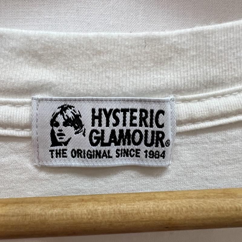 ヒステリックグラマー HYSTERIC GLAMOUR Tシャツ 半袖 ガールプリント Tシャツ ワンピース 01202CO01 FREE 白 / ホワイト / white レディース USED 古着 中古 50160197