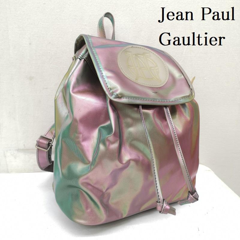 ジャンポールゴルチエ Jean Paul Gaultier リュックサック、デイパック リュックサック、デイバッグ 90s レインボー 玉虫色 PVC リュック - レディース USED 古着 中古 50160198