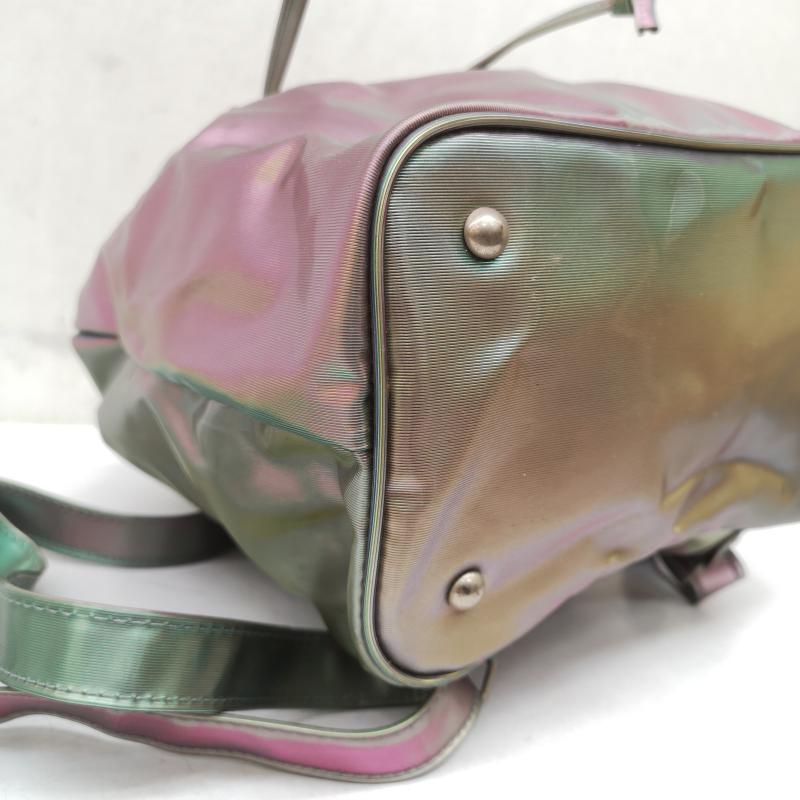ジャンポールゴルチエ Jean Paul Gaultier リュックサック、デイパック リュックサック、デイバッグ 90s レインボー 玉虫色 PVC リュック - レディース USED 古着 中古 50160198