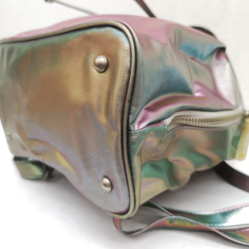 ジャンポールゴルチエ Jean Paul Gaultier リュックサック、デイパック リュックサック、デイバッグ 90s レインボー 玉虫色 PVC リュック - レディース USED 古着 中古 50160198