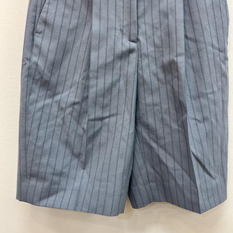 アクネストゥディオズ Acne Studios パンツ ショートパンツ FN-WN-SHOR000038 ストライプ タック ショートパンツ 34 青 / ブルー / blue レディース USED 古着 中古 50160206