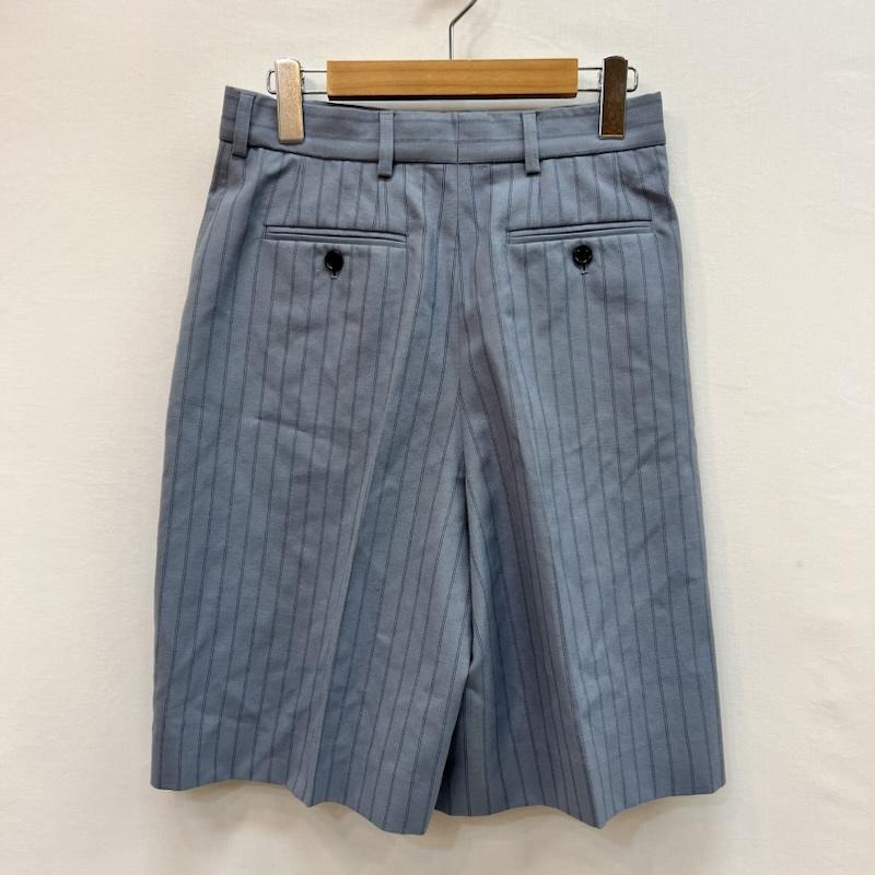 アクネストゥディオズ Acne Studios パンツ ショートパンツ FN-WN-SHOR000038 ストライプ タック ショートパンツ 34 青 / ブルー / blue レディース USED 古着 中古 50160206