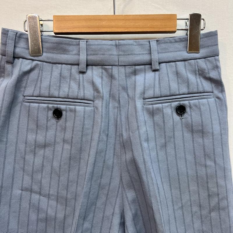 アクネストゥディオズ Acne Studios パンツ ショートパンツ FN-WN-SHOR000038 ストライプ タック ショートパンツ 34 青 / ブルー / blue レディース USED 古着 中古 50160206