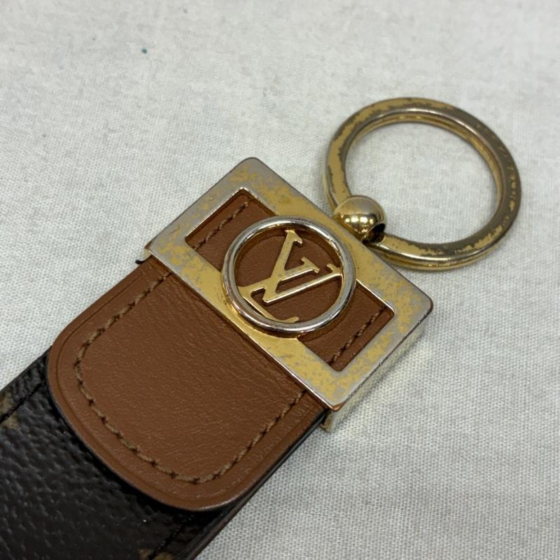ルイヴィトン LOUIS VUITTON キーホルダー キーホルダー ポルト クレ ドラゴンヌ ドーフィーヌ M69000 モノグラム キャンバス カーフ レザー キーリング - メンズ USED 古着 中古 50160207