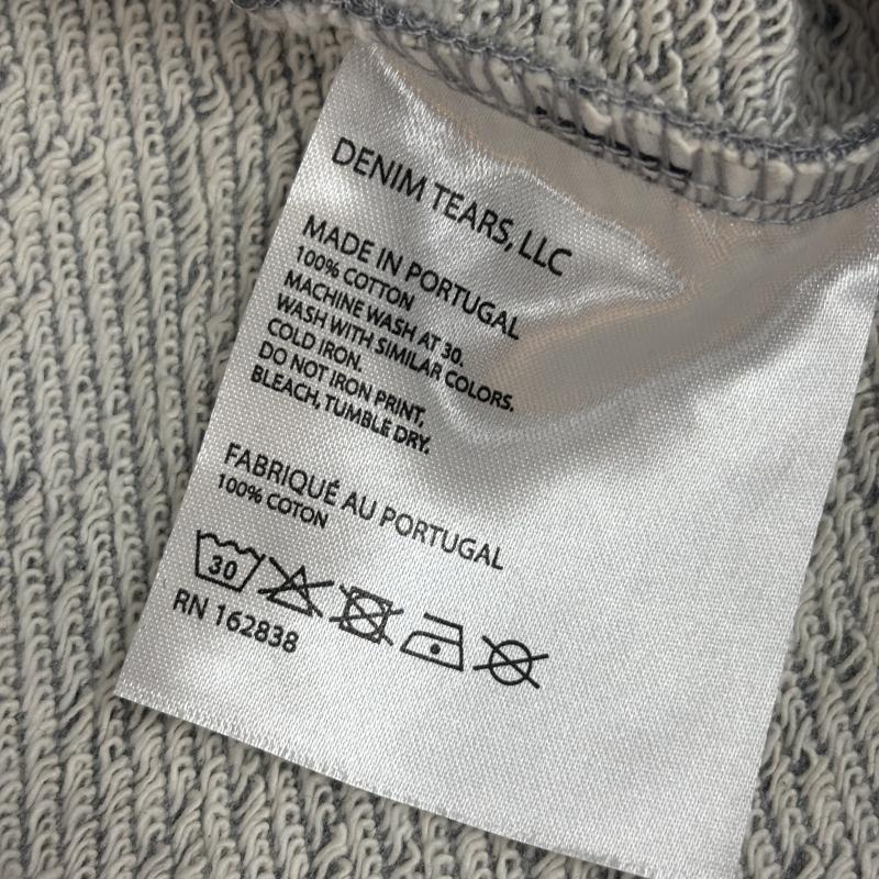 デニムティアーズ DENIM TEARS パーカー 長袖 Cotton Wreath Hoodie フラワー プリント スウェット プルオーバー パーカ M 灰 / グレー / gray メンズ USED 古着 中古 50160208