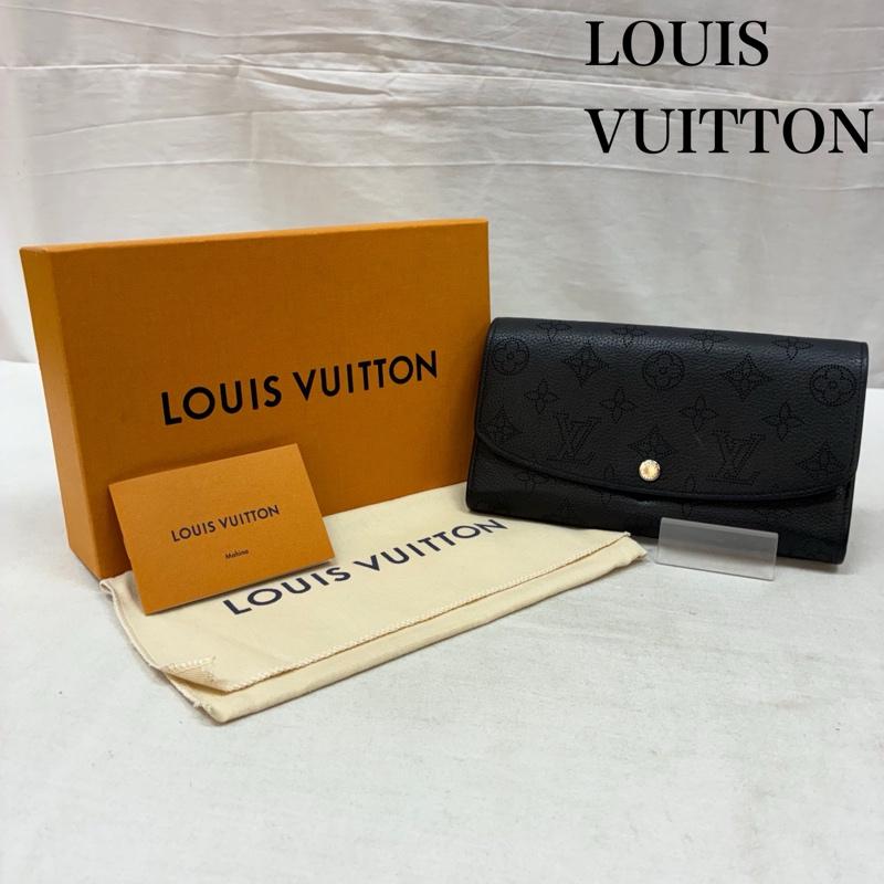 ルイヴィトン LOUIS VUITTON 財布 長財布 ポルトフォイユ イリス モノグラム マヒナ ノワール M60143 カーフ レザー 長財布 - レディース USED 古着 中古 50160212