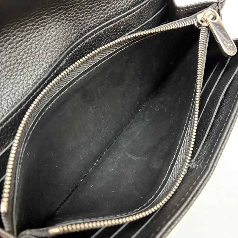 ルイヴィトン LOUIS VUITTON 財布 長財布 ポルトフォイユ イリス モノグラム マヒナ ノワール M60143 カーフ レザー 長財布 - レディース USED 古着 中古 50160212