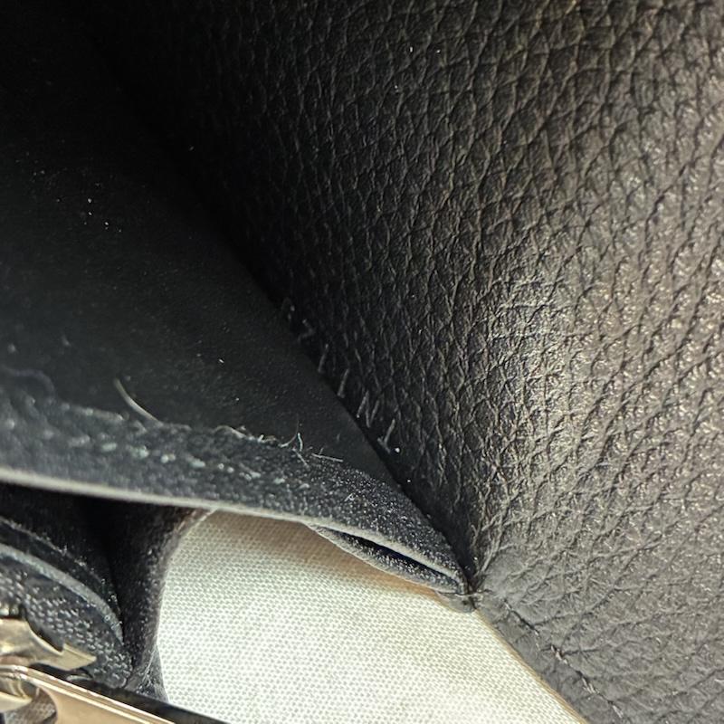 ルイヴィトン LOUIS VUITTON 財布 長財布 ポルトフォイユ イリス モノグラム マヒナ ノワール M60143 カーフ レザー 長財布 - レディース USED 古着 中古 50160212
