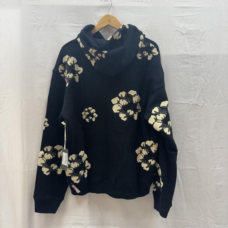 デニムティアーズ DENIM TEARS パーカー 長袖 Cotton Wreath Hoodie フラワー プリント スウェット プルオーバー パーカ M メンズ USED 古着 中古 50160221