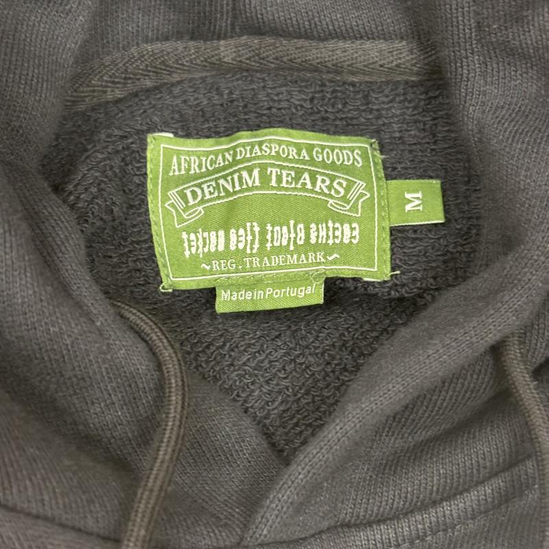 デニムティアーズ DENIM TEARS パーカー 長袖 Cotton Wreath Hoodie フラワー プリント スウェット プルオーバー パーカ M メンズ USED 古着 中古 50160221