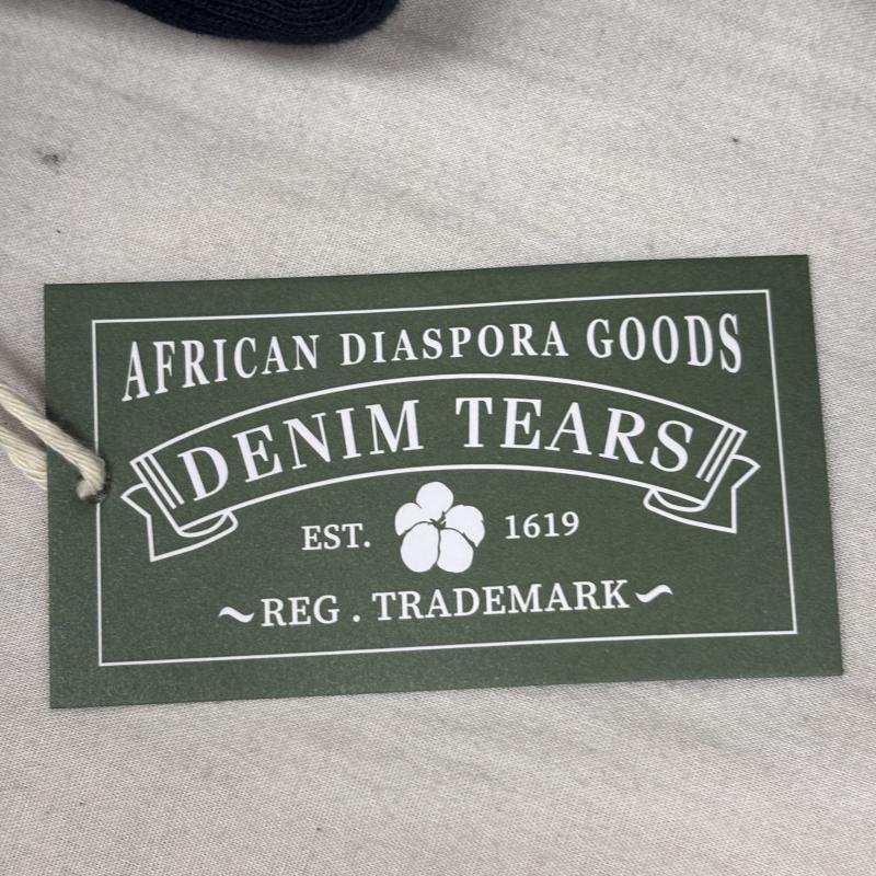 デニムティアーズ DENIM TEARS パーカー 長袖 Cotton Wreath Hoodie フラワー プリント スウェット プルオーバー パーカ S 黒 / ブラック / black メンズ USED 古着 中古 50160224