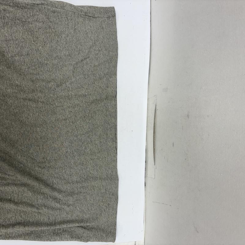 エッセンシャルズ ESSENTIALS カットソー 長袖 1977 コットン フェルト ワッペン モックネック ロンT カットソー M 灰 / グレー / gray メンズ USED 古着 中古 50160227
