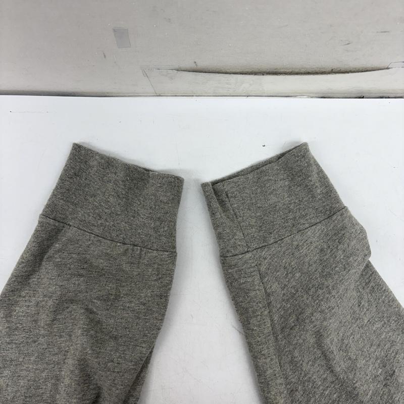 エッセンシャルズ ESSENTIALS カットソー 長袖 1977 コットン フェルト ワッペン モックネック ロンT カットソー M 灰 / グレー / gray メンズ USED 古着 中古 50160227