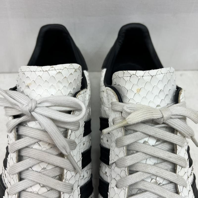 アディダス adidas スニーカー スニーカー スネーク パイソン 型押し スーパースター 80s S75836 28.0cm 白 / ホワイト / white X 黒 / ブラック / black メンズ USED 古着 中古 50160228