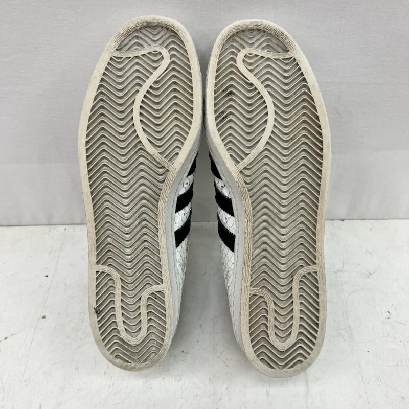 アディダス adidas スニーカー スニーカー スネーク パイソン 型押し スーパースター 80s S75836 28.0cm 白 / ホワイト / white X 黒 / ブラック / black メンズ USED 古着 中古 50160228
