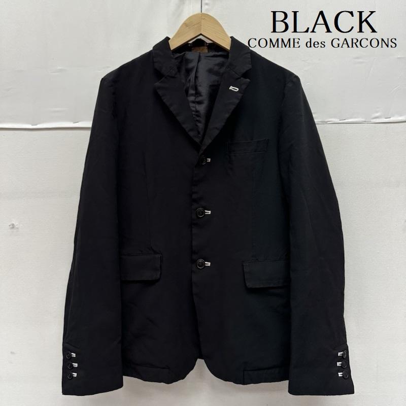 ブラックコムデギャルソン BLACK COMME des GARCONS ジャケット、上着 ジャケット、ブレザー 3B 縮絨 テーラード ジャケット - 黒 / ブラック / black メンズ USED 古着 中古 50160229