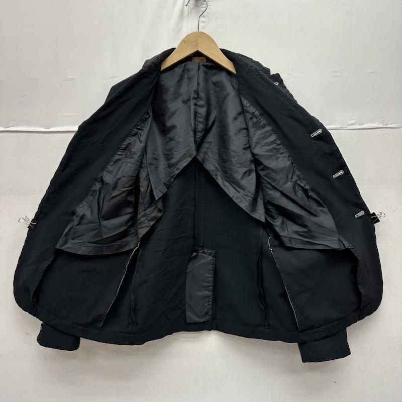 ブラックコムデギャルソン BLACK COMME des GARCONS ジャケット、上着 ジャケット、ブレザー 3B 縮絨 テーラード ジャケット - 黒 / ブラック / black メンズ USED 古着 中古 50160229