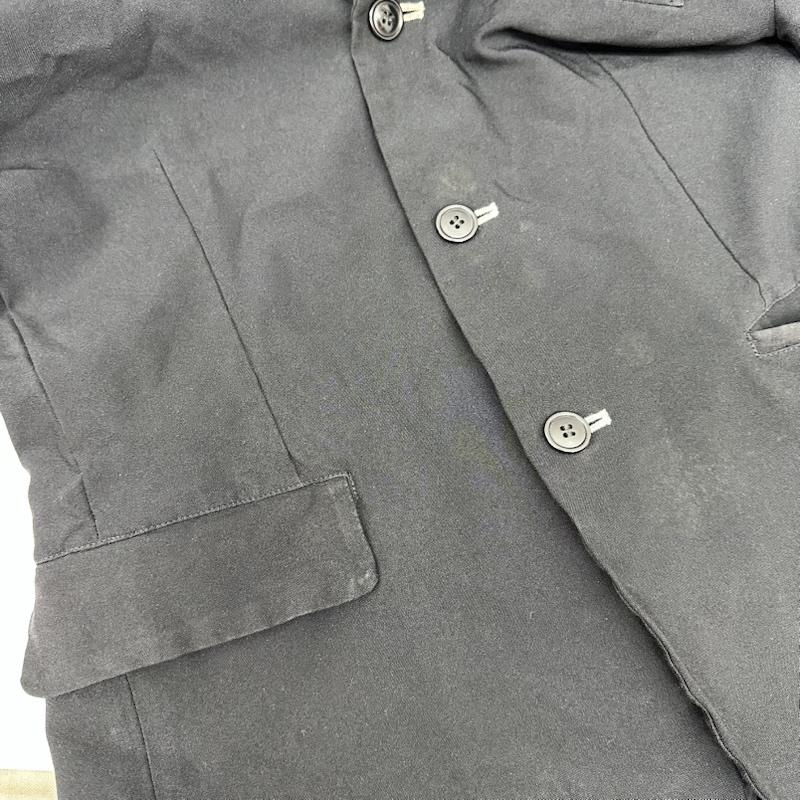 ブラックコムデギャルソン BLACK COMME des GARCONS ジャケット、上着 ジャケット、ブレザー 3B 縮絨 テーラード ジャケット - 黒 / ブラック / black メンズ USED 古着 中古 50160229