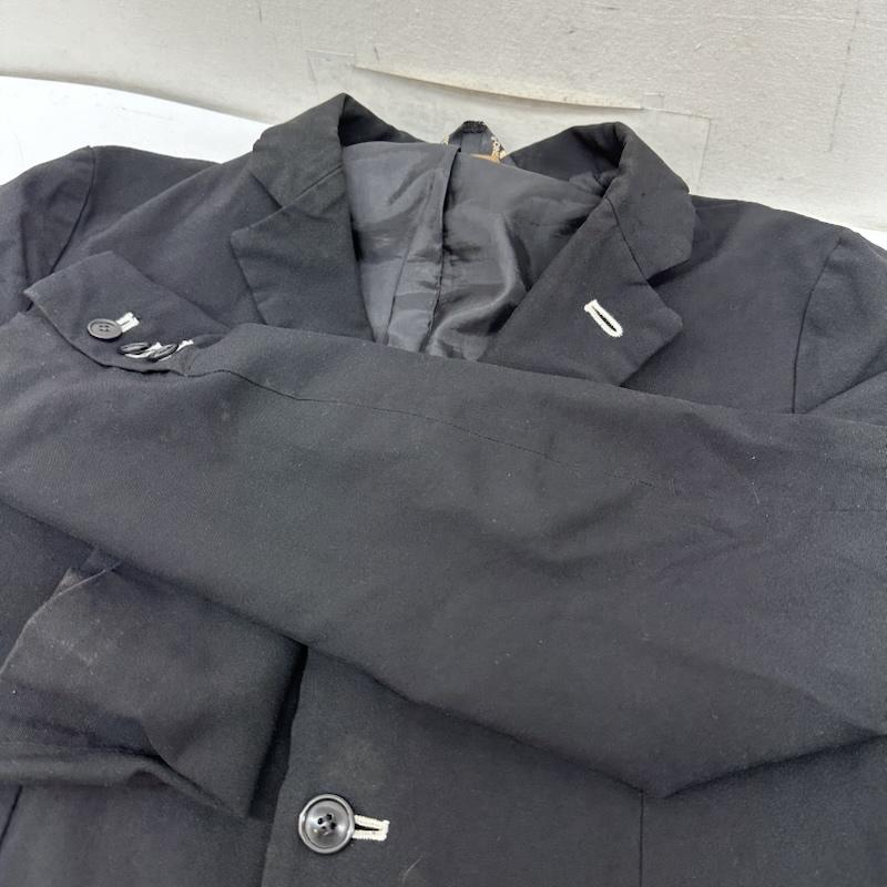 ブラックコムデギャルソン BLACK COMME des GARCONS ジャケット、上着 ジャケット、ブレザー 3B 縮絨 テーラード ジャケット - 黒 / ブラック / black メンズ USED 古着 中古 50160229