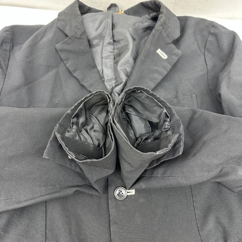 ブラックコムデギャルソン BLACK COMME des GARCONS ジャケット、上着 ジャケット、ブレザー 3B 縮絨 テーラード ジャケット - 黒 / ブラック / black メンズ USED 古着 中古 50160229