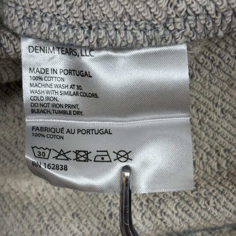 デニムティアーズ DENIM TEARS ボトムス ボトムス Cotton Wreath Hoodie フラワー プリント スウェット パンツ イージー ジョガー XL 灰 / グレー / gray メンズ USED 古着 中古 50160236