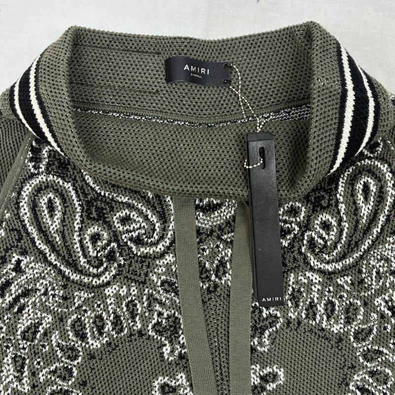 アミリ AMIRI ボトムス ボトムス バンダナ ニット スウェット パンツ ペイズリー イージー フレア ブーツカット XS メンズ USED 古着 中古 50160238