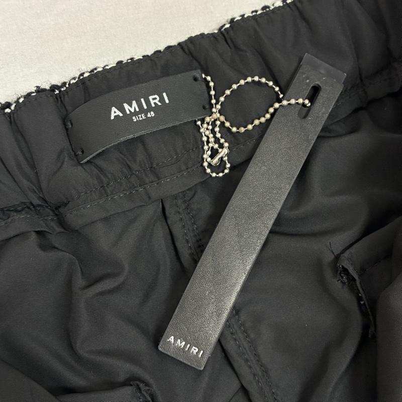 アミリ AMIRI ボトムス ボトムス ツイード スキー パンツ サイド ジップ スナップボタン 48 メンズ USED 古着 中古 50160241