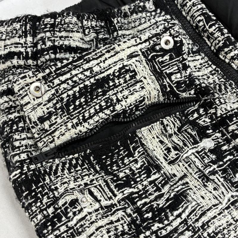 アミリ AMIRI ボトムス ボトムス ツイード スキー パンツ サイド ジップ スナップボタン 48 メンズ USED 古着 中古 50160241