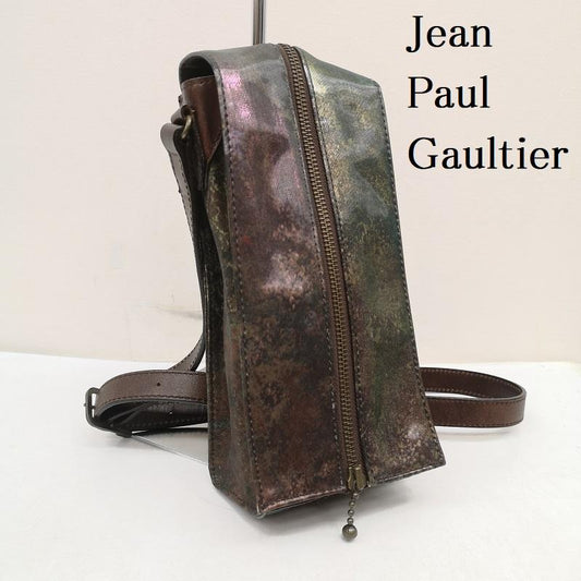 ジャンポールゴルチエ Jean Paul Gaultier ショルダーバッグ ショルダーバッグ 90s Vサイバー 分解 ショルダー バッグ 玉虫色 - レディース USED 古着 中古 50160243