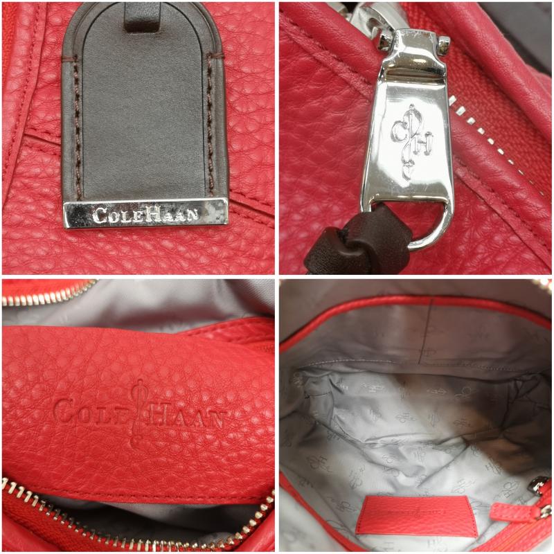 コールハーン COLE HAAN ショルダーバッグ ショルダーバッグ バケット レザー ショルダー バッグ - 赤 / レッド / red レディース USED 古着 中古 50160247