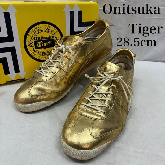 オニツカタイガー ONITSUKA TIGER スニーカー スニーカー MEXICO 66 SD メキシコ ピュアゴールド ローカット スニーカー 28.5cm メンズ USED 古着 中古 50160248